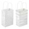 6 Packs: 13 ct. (78 total) Silver Polka Dot & Stripe Gift Bag Value Pack by Celebrate It™